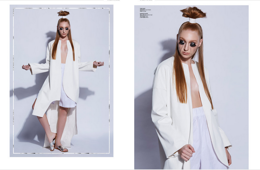 Editorial work by stylist Isabella Mamas