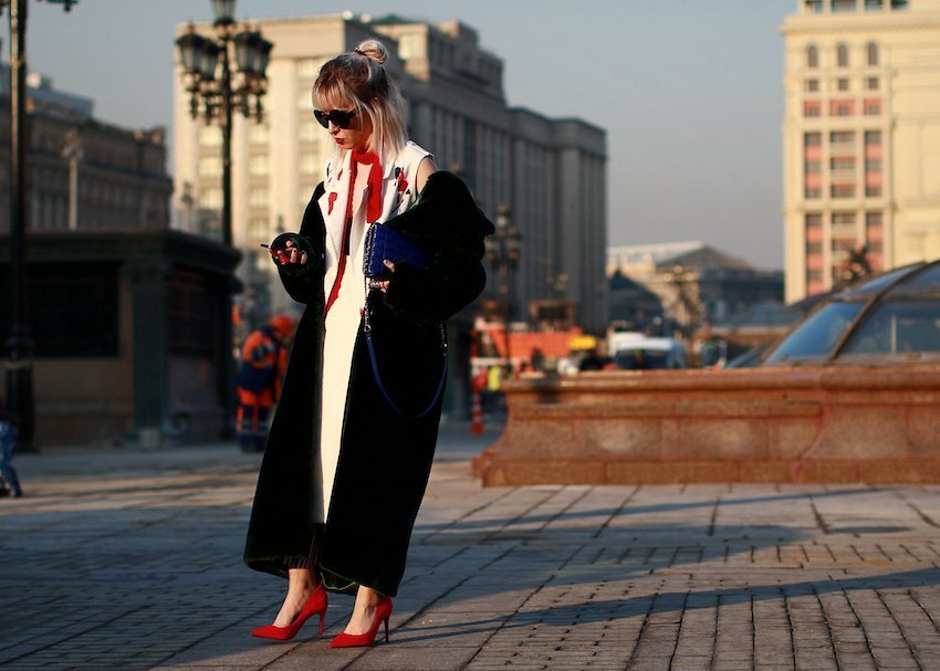 Sporty street style looks for Mercedes Benz-Fashion Week Russia, Day 2