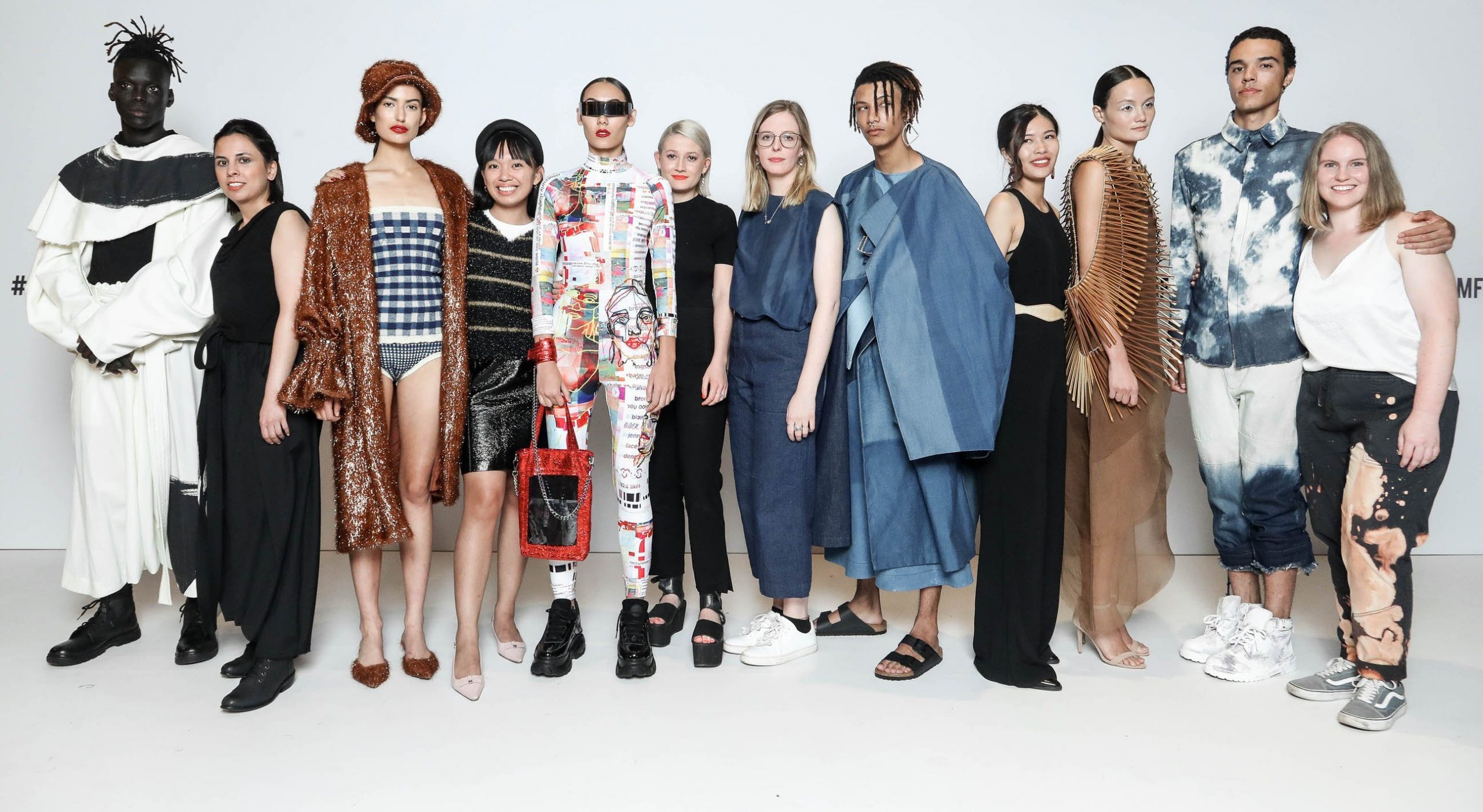 Graduate Designers show off their fashion style with their models, behind the scenes at VAMFF 2019