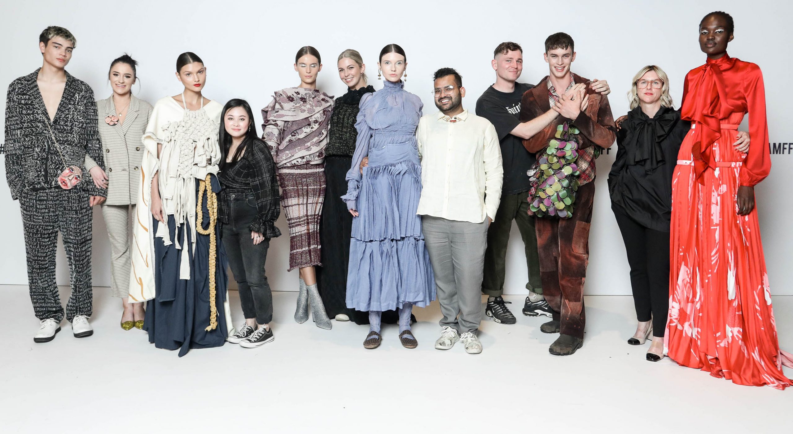 Graduate Designers show off their fashion style with their models, behind the scenes at VAMFF 2019