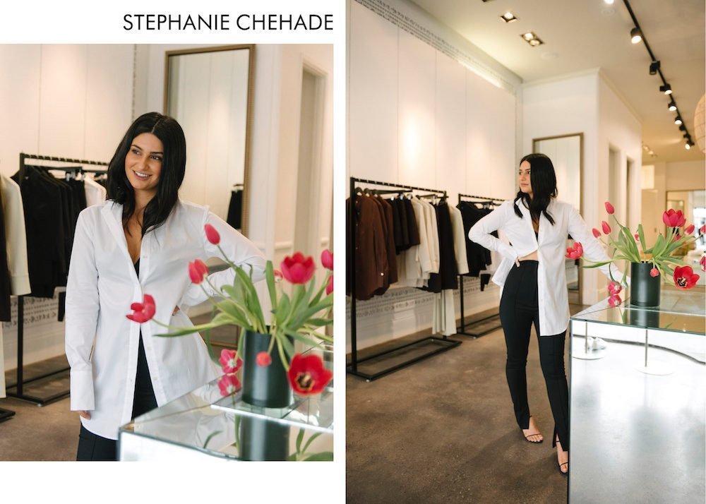 Adelaide Fashion designer Stephanie Chehade in her Rundle Street East Boutique