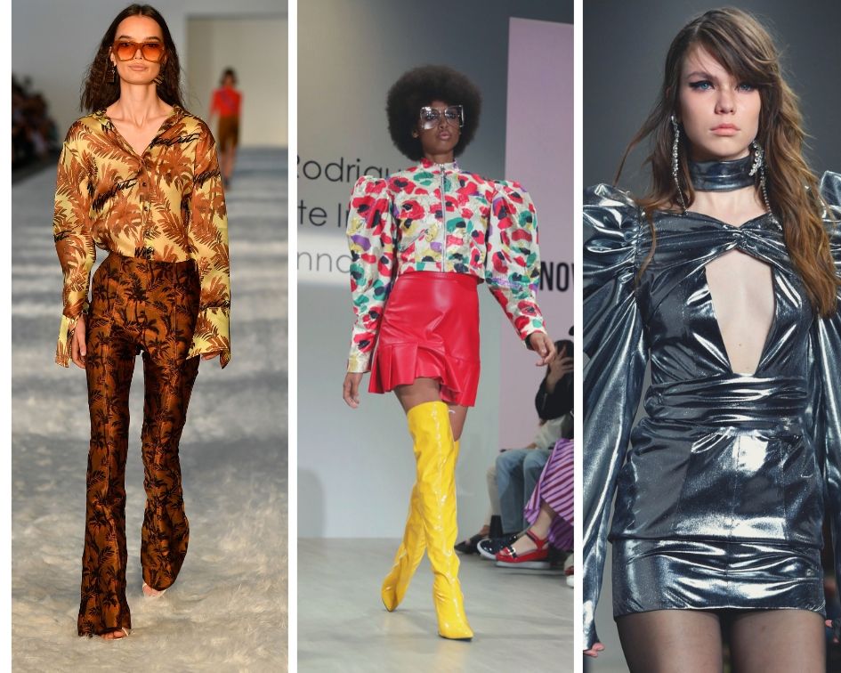 60's, 70's and 80's inspired fashion trends