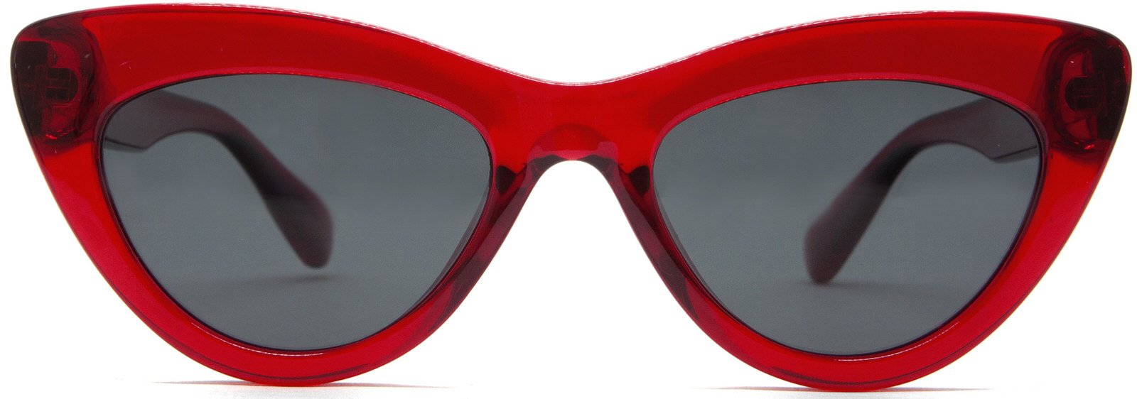 red frames eyewear trend