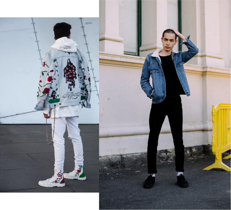 street trends - the denim jacket