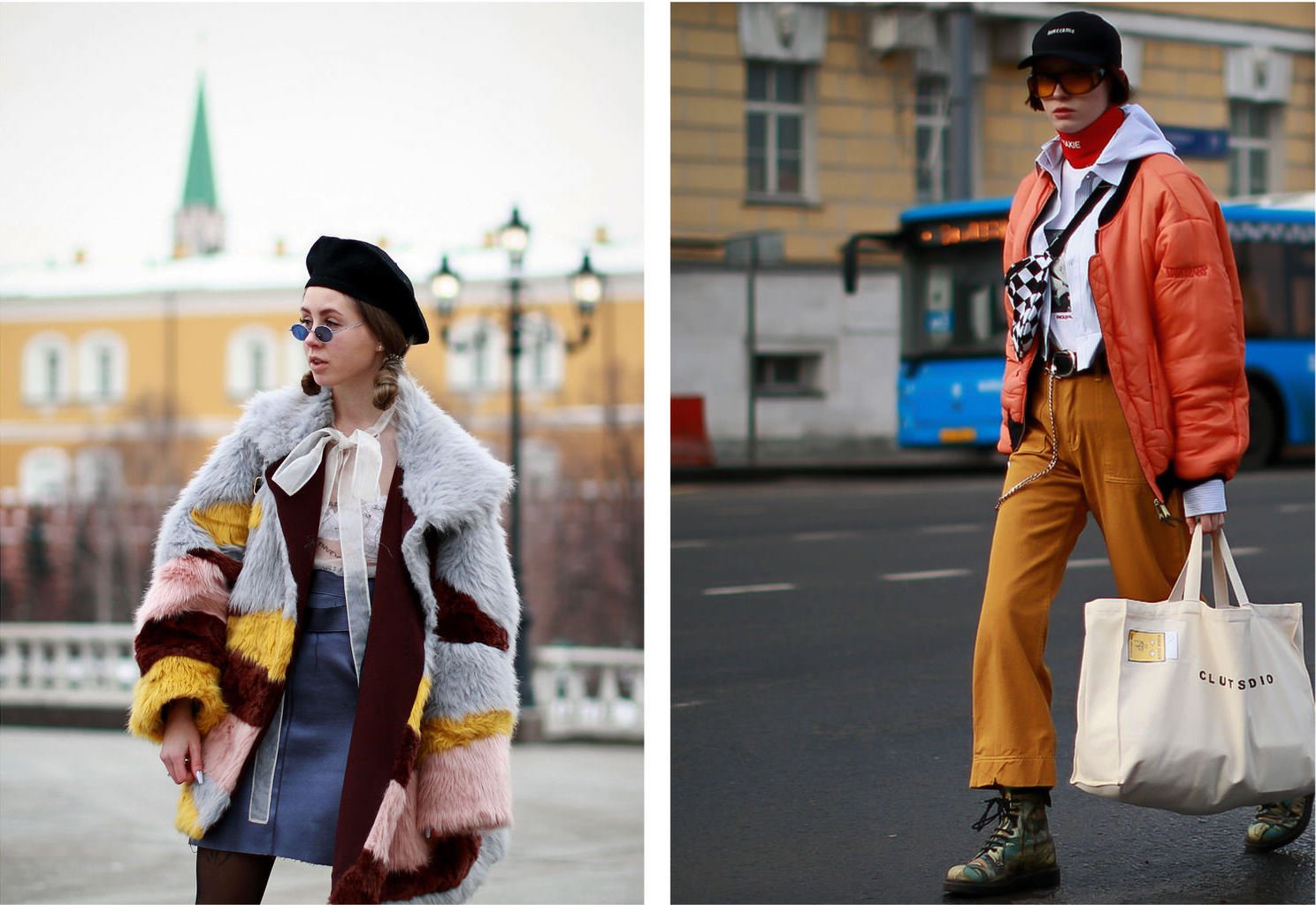 street style trends from Moscow